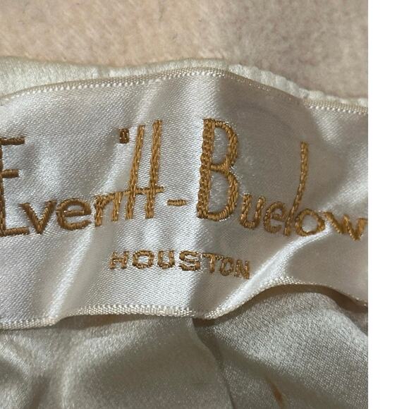 Vintage RARE Everitt-Buelow Wool Coat with Fur Collar 50s Union Made MCM Large - Picture 6 of 16